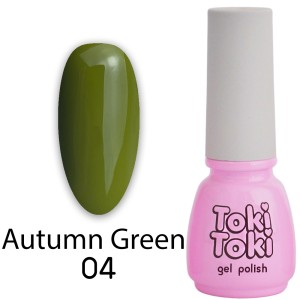 Гель лак Toki-Toki Autumn Green №04,  5мл